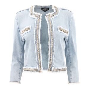 NWT Generation Love Kenzie Denim Cropped Jacket size xxl women's